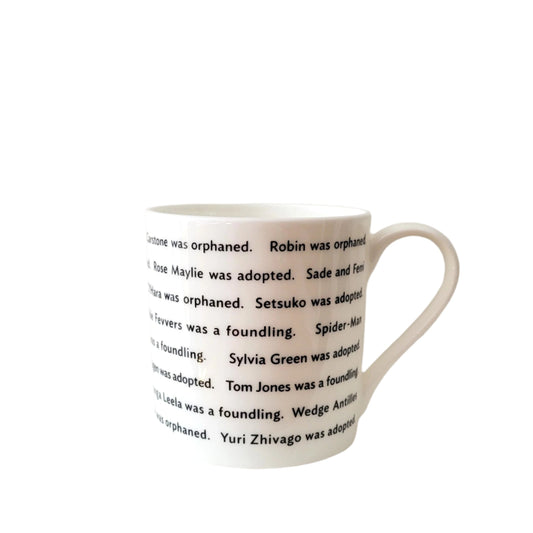 Superman was a Foundling mug - Lemn Sissay