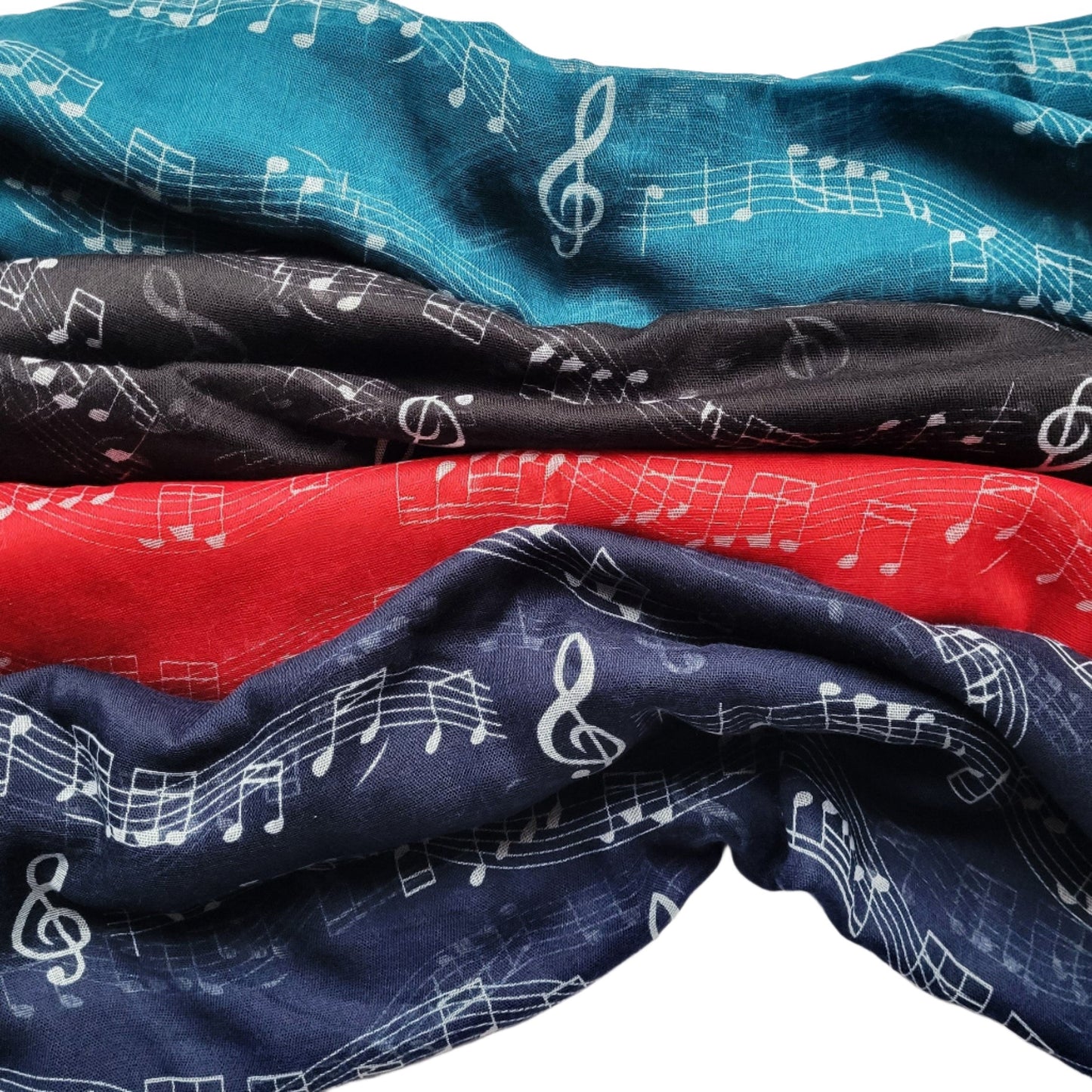 Musical Notes Scarf - Four Colours