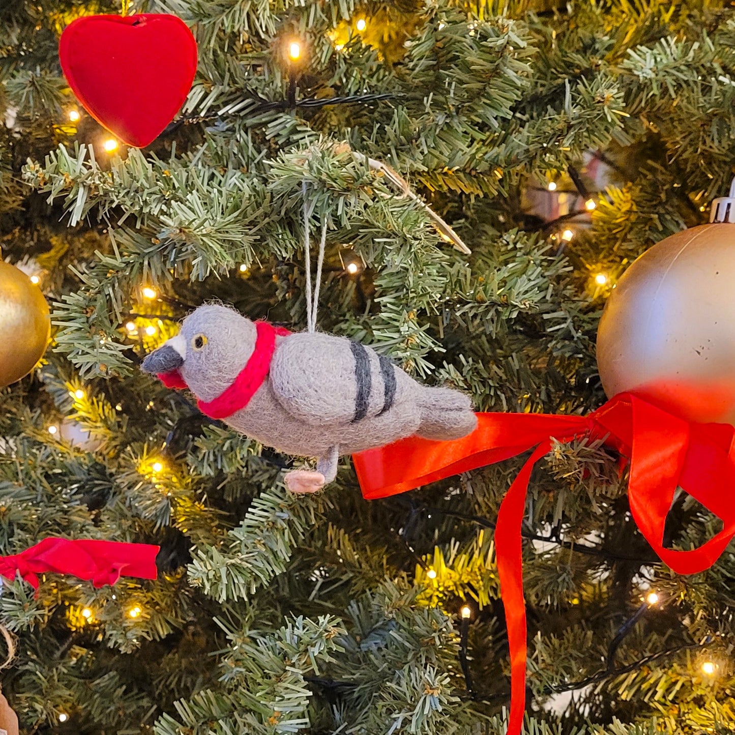 Decoration Pigeon with Scarf