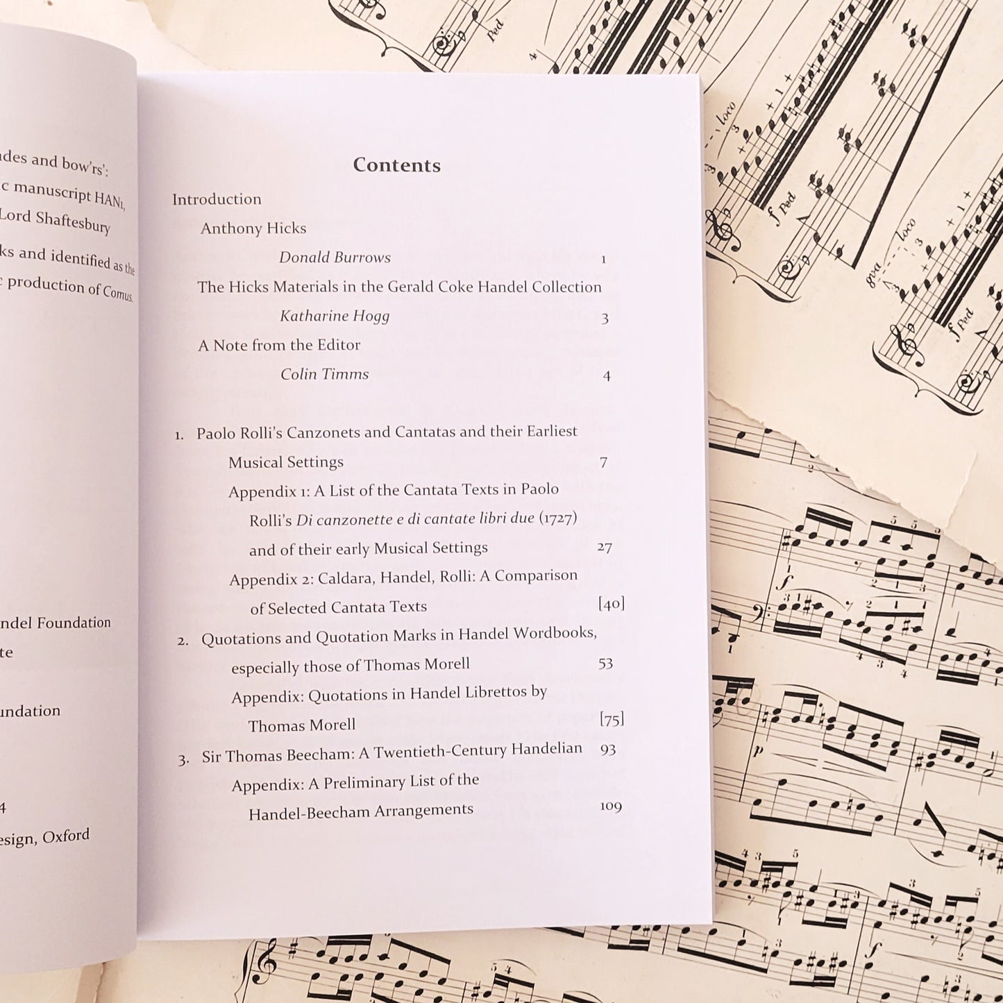 Three Papers on Handel - Anthony Hicks