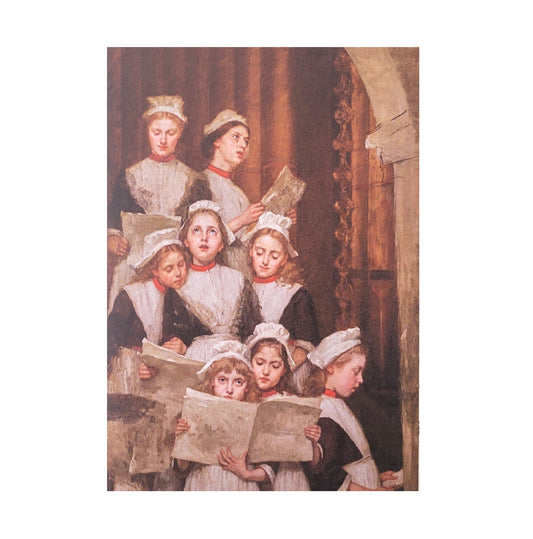 Choir of Foundling Girls greeting card
