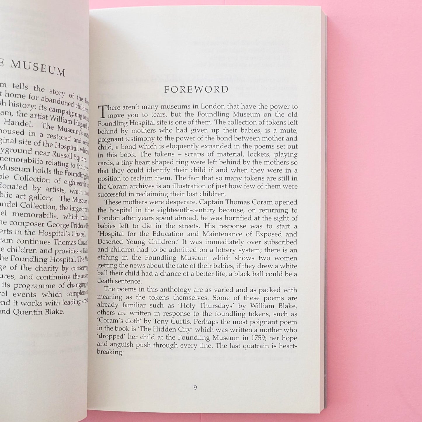 Tokens for the Foundlings, ed. Tony Curtis