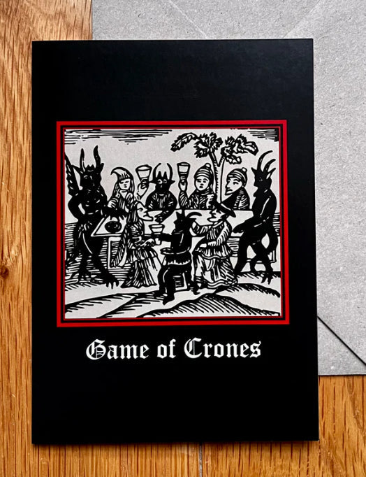 Game of Crones greeting card