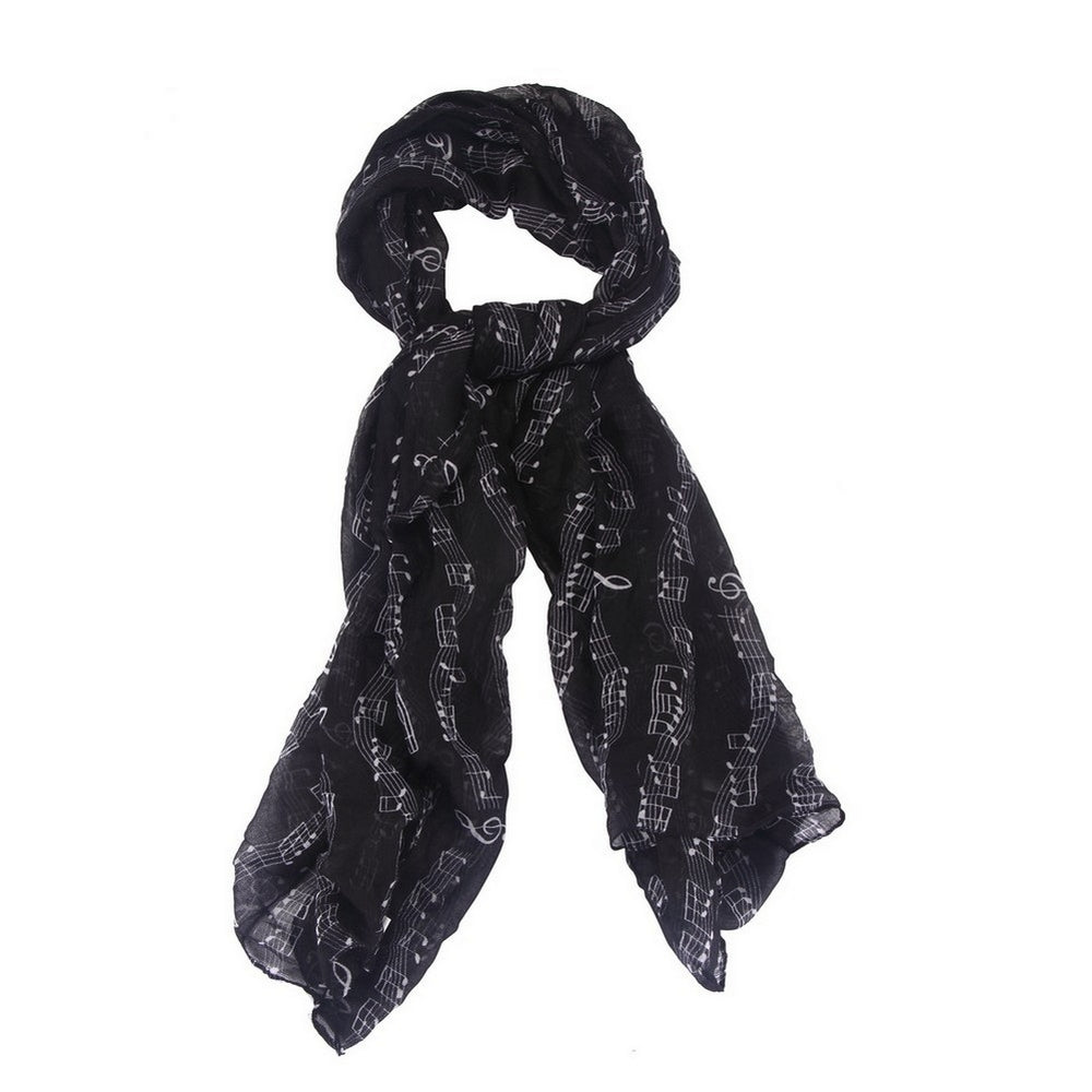 Musical Notes Scarf - Four Colours