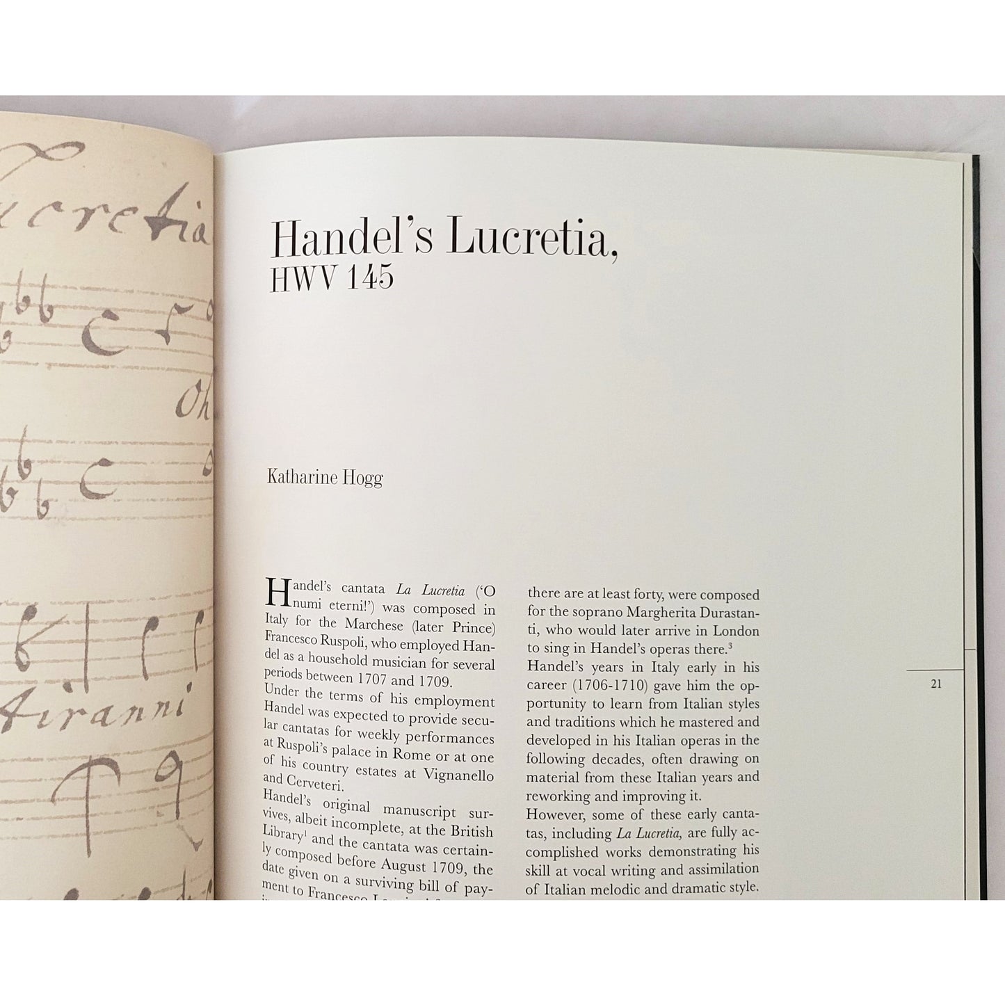 Lucretia: Guercino and Handel, exhibition catalogue