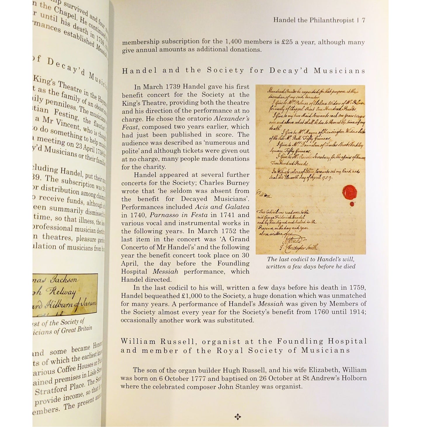 Handel the Philanthropist, exhibition catalogue
