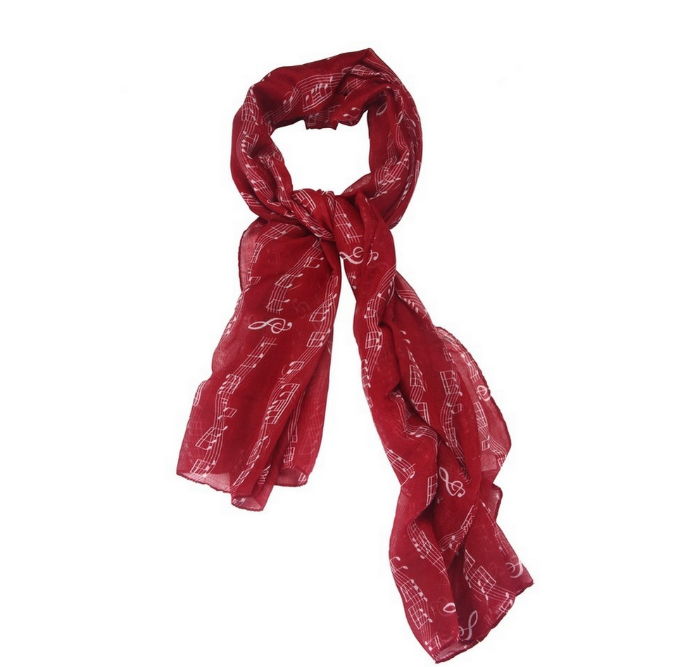 Musical Notes Scarf - Four Colours