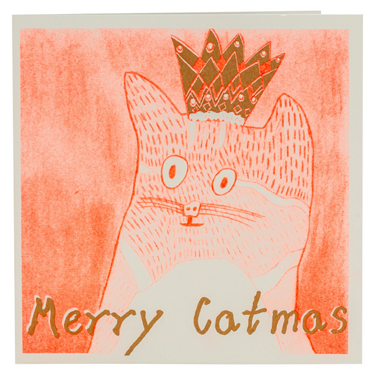 Merry Catmas greeting card