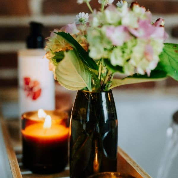 Winter Candle - Fire Glass