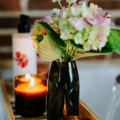 Winter Candle - Fire Glass