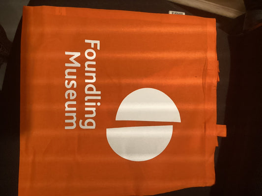 Orange tote bag