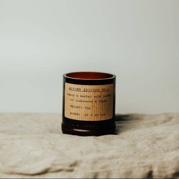 Autumn Candle - Fire Glass