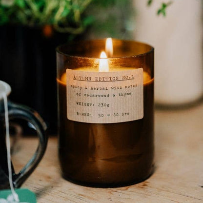 Autumn Candle - Fire Glass