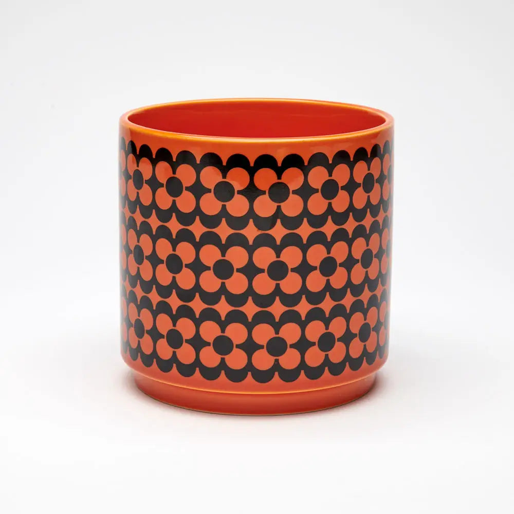 Magpie X Hornsea - Plant Pot (Red and Black)