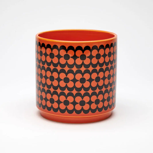 Magpie X Hornsea - Plant Pot (Red and Black)