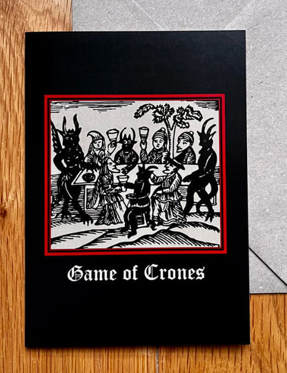 Game of Crones greeting card