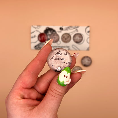 Crystal Magnet Set of Four Tokens