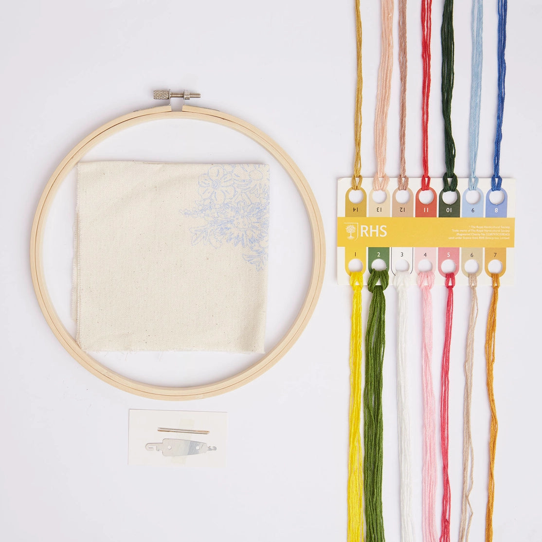 RHS Embroidery Kit, Colourful Bouquet