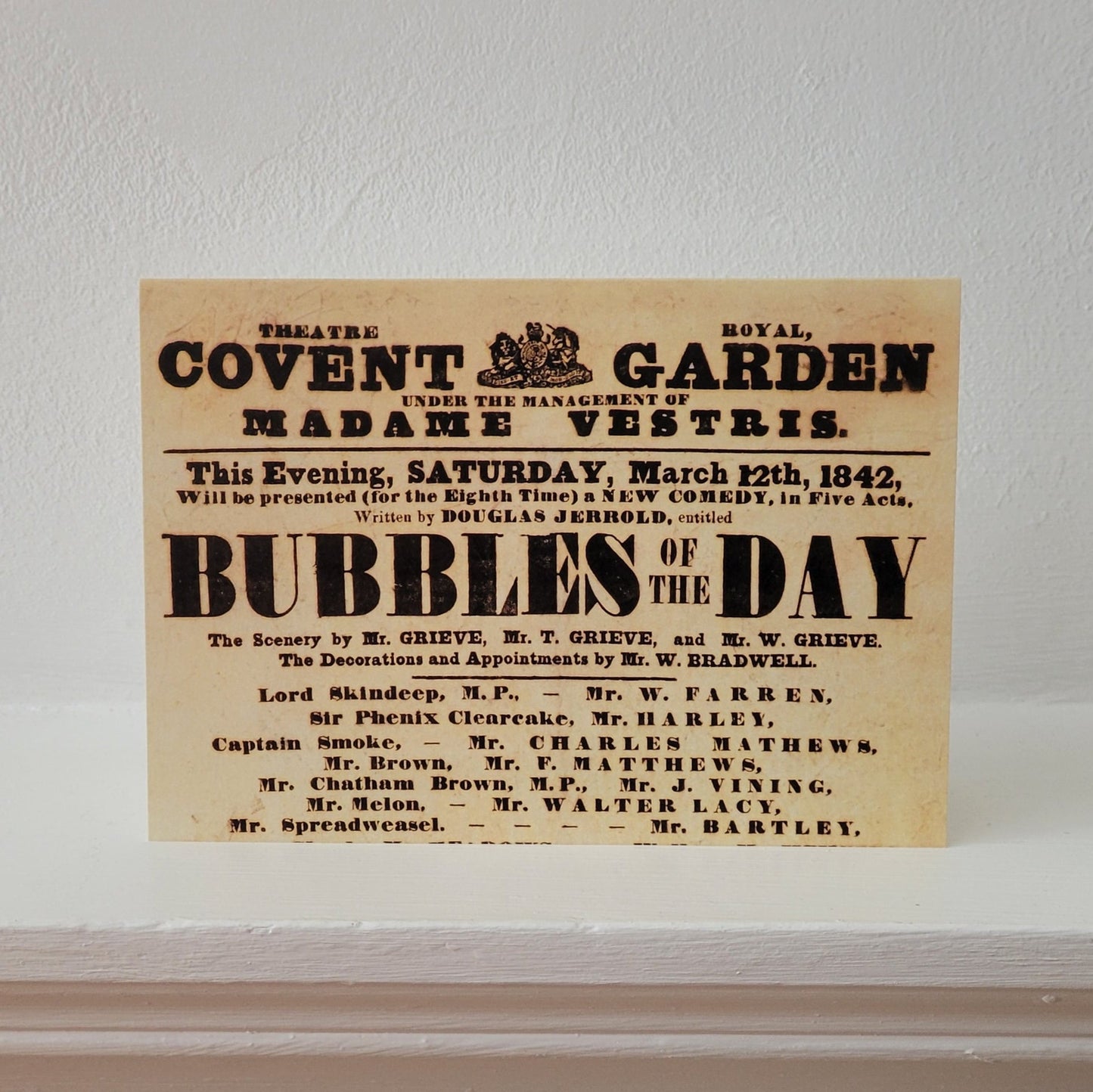 Bubbles of the Day greeting card