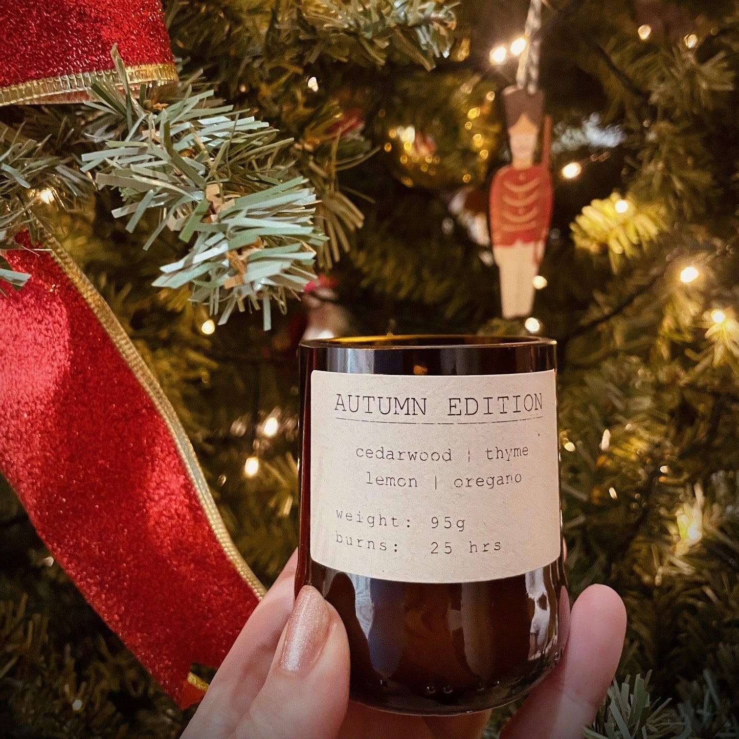 Autumn Candle - Fire Glass