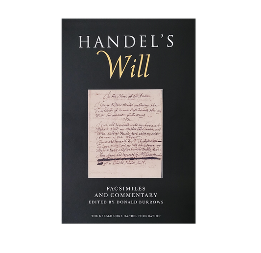 Handel's Will (Paperback) ed. Donald Burrows