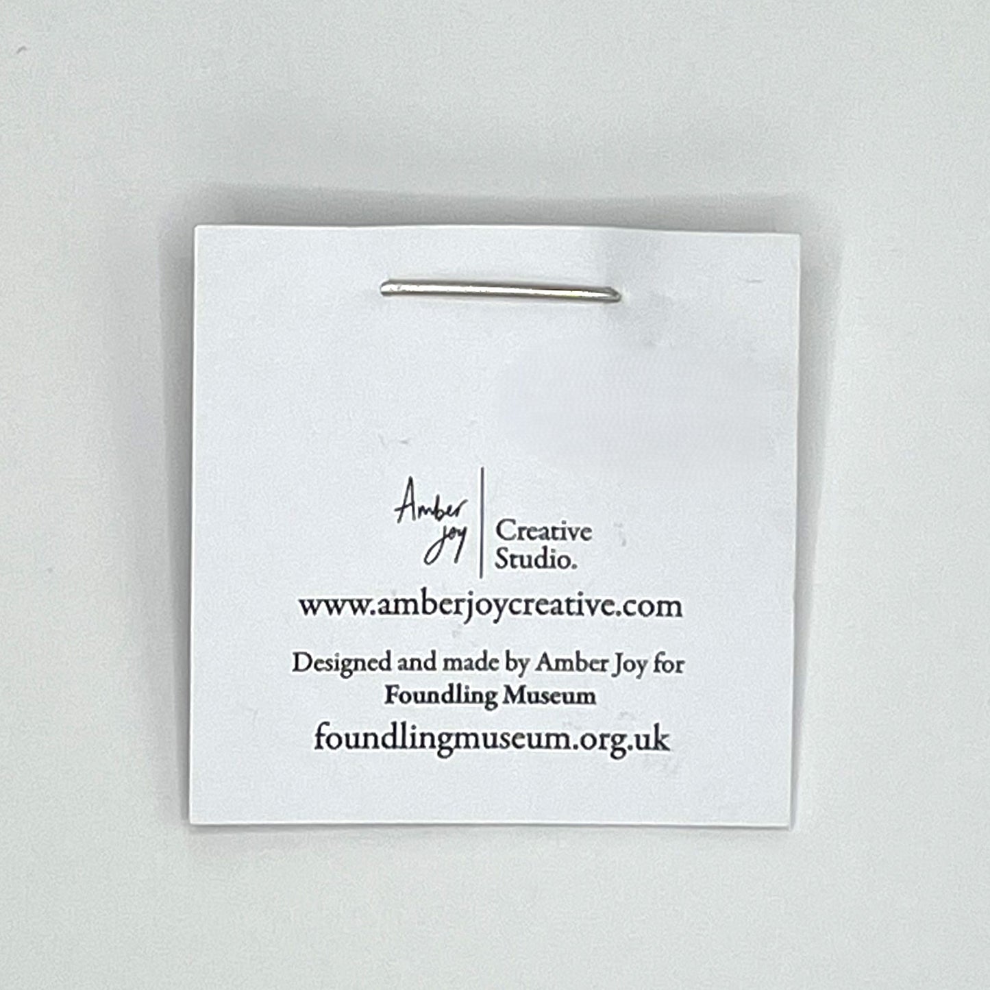 Tokens Pin Brooch, Ambery Joy
