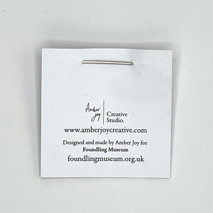 Tokens Pin Brooch, Ambery Joy