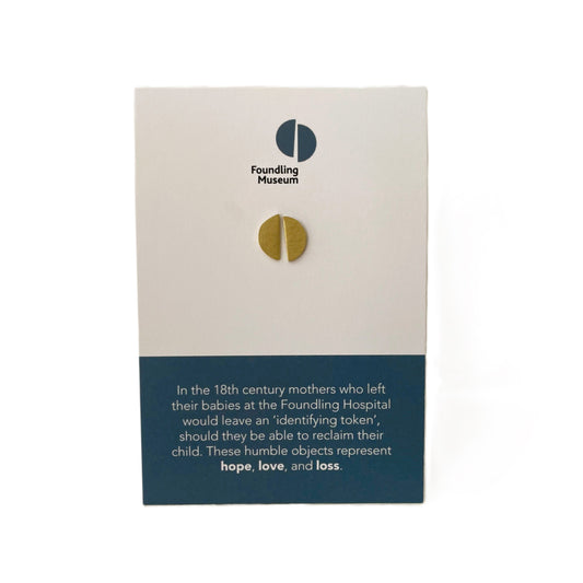 Split-Token Brass Earrings (Small)
